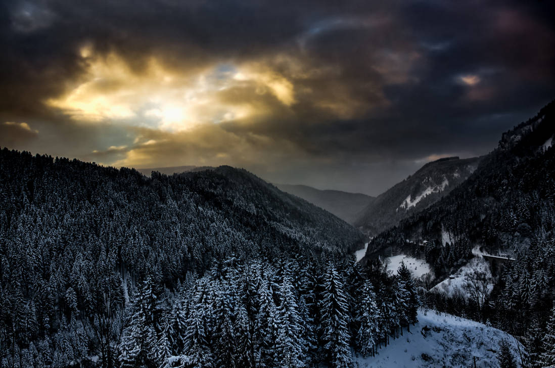 Light breaking through